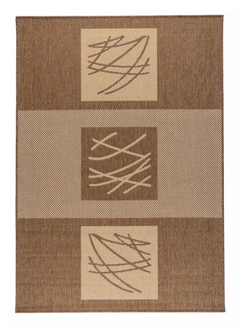 Covor Marshall, Decorino, 67x120 cm, polipropilena, maro