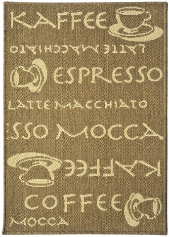 Covor pentru bucatarie Teri, Decorino, 67x120 cm, polipropilena, maro