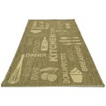 Covor pentru bucatarie Zara Cook, Decorino, 60x230 cm, polipropilena, maro