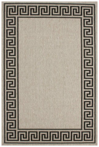 Zara szőnyeg, Dekor, 200x290 cm, polipropilén, szürke/fekete