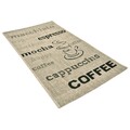 Traversa pentru hol Zara Coffee, Decorino, 80x250 cm, polipropilena, gri