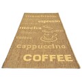 Covor Zara Coffee, Decorino, 60x110 cm, polipropilena, bej