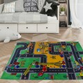 Covor copii Tapis C-640108, Decorino, 70x80 cm, polipropilena, multicolor