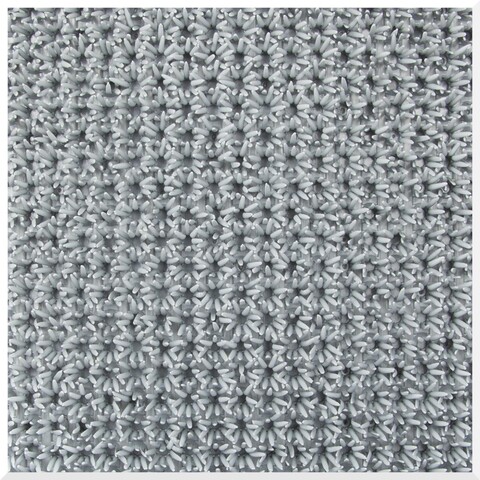 Covoras de intrare Finnturf, Decorino, 91x50 cm, polietilena, gri