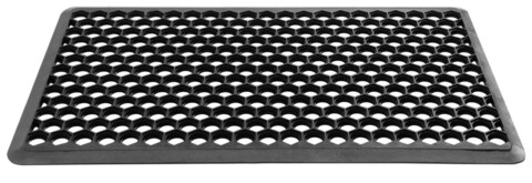 Covoras de intrare Catio, Decorino, 40x70 cm, cauciuc, negru