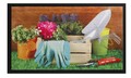 Covoras de intrare Balad Garden, Decorino, 45x75 cm, poliamida, multicolor