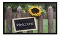 Covoras de intrare Balad Welcome, Decorino, 45x75 cm, poliamida, multicolor
