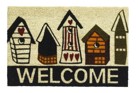 Covoras de intrare Miria, Decorino, 40x60 cm, fibra de nuca de cocos, crem