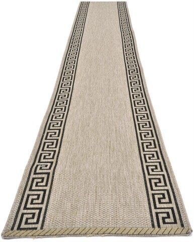 Traversa pentru hol Zara, Decorino, 80x250 cm, polipropilena, gri