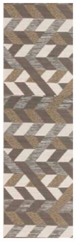 Traversa pentru hol Copenaghen, Decorino, 67x600 cm, poliester, multicolor