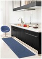Covor pentru bucatarie Porcelain, Decorino, 67x100 cm, poliester, albastru