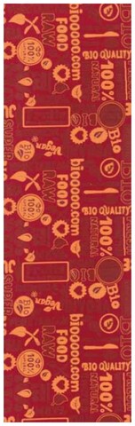 Covor pentru bucatarie Vegan, Decorino, 67x200 cm, poliester, rosu