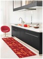 Covor pentru bucatarie Vegan, Decorino, 67x700 cm, poliester, rosu