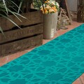 Traversa pentru hol Susy, Decorino, 67x200 cm, polipropilena, turcoaz