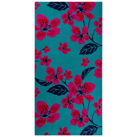 Traversa pentru hol Susy Toluca, Decorino, 67x200 cm, polipropilena, turcoaz