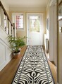 Traversa pentru hol Quba, Decorino, 80x500 cm, polipropilena, negru