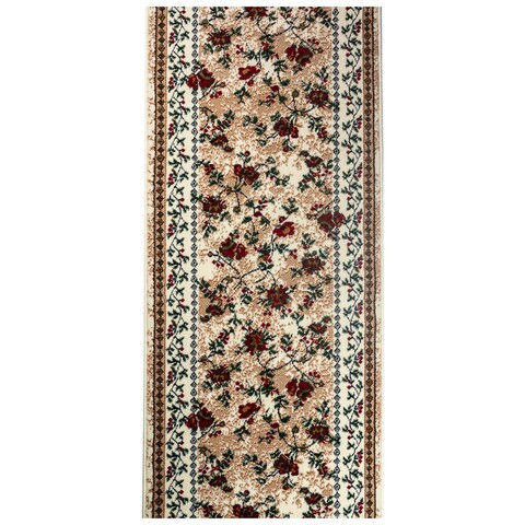 Traversa pentru hol Lerik, Decorino, 100x250 cm, polipropilena, crem