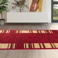 Traversa pentru hol Phoenix, Decorino, 80x100 cm, poliamida, rosu