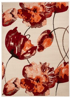 60x110 cm, Alb/Maro