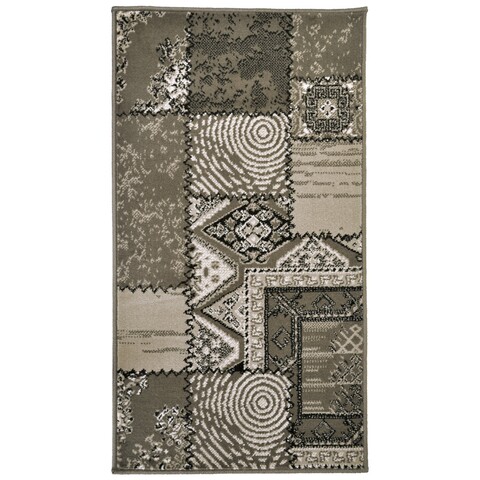 Covor Leonis, Decorino, 60x110 cm, polipropilena, gri