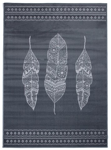 Covor Patmon, Decorino, 120x170 cm, polipropilena, gri/alb