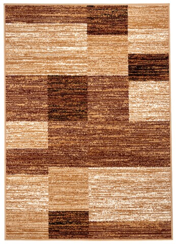 Covor Yuoshima, Decorino, 60x110 cm, polipropilena, maro/bej