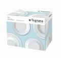 Serviciu de masa, 18 piese, Tognana, Olimpia Web, portelan, alb/bleu