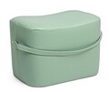 Taburet,  Bizzotto, Giona, 34 x 35 x 51 cm, piele ecologica/mdf, verde