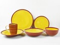 Set 3 cani Cadiz, Heinner, 354 ml, ceramica, galben