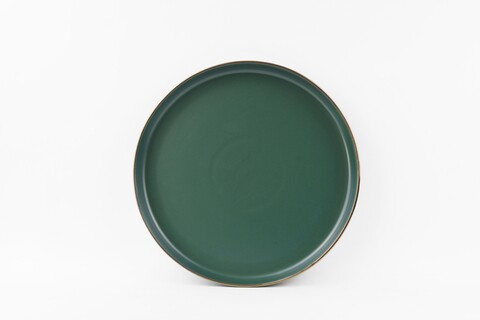 Set 6 farfurii intinse Kyra, Heinner, Ø27 cm, ceramica, verde