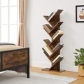 Corp biblioteca Tree, Vasagle, 50 x 25 x 141.5 cm, PAL, maro rustic