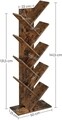 Corp biblioteca Tree, Vasagle, 50 x 25 x 141.5 cm, PAL, maro rustic