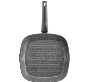 28x28x5.5 cm, Gri, Tigaie grill 28x28 cm