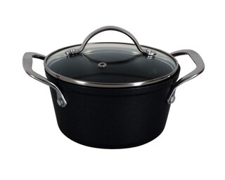 11x24x17.5 cm, Negru, Oala 1.3 L