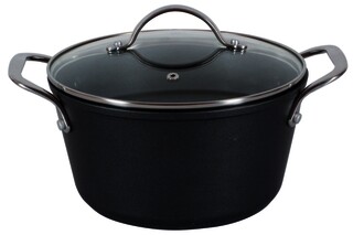 12x29x21 cm, Negru, Oala 2.5 L