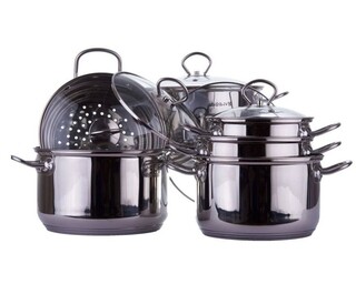 Argintiu, Set de gatit 11 piese
