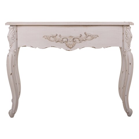 Consola Creaciones Meng, 105x44x76.5 cm, lemn de brad, gri antic