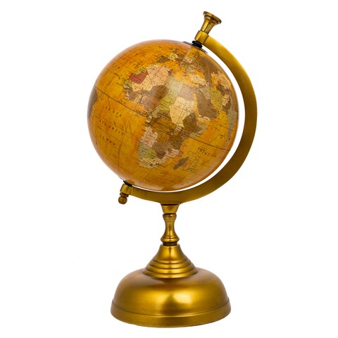 Glob pamantesc decorativ Antique, Creaciones Meng, 20x37 cm, aluminiu