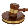 Decoratiune Judge's Gavel, Creaciones Meng, 10x24 cm, lemn