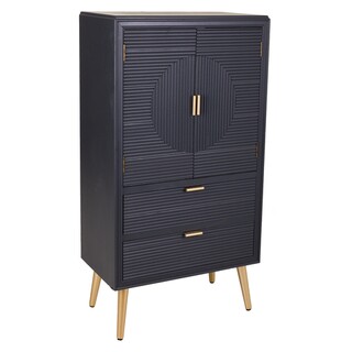 Negru/Auriu, Bufet inalt