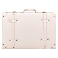 Valiza decorativa Creaciones Meng, 44x16x30 cm, MDF, alb