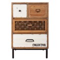 Comoda Collector, Creaciones Meng, 48x36.5x72.5 cm, lemn de brad