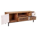 Comoda TV Collector, Creaciones Meng, 120x36.5x47.5 cm, lemn de brad