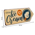 Placuta decorativa Ice Cream, Creaciones Meng, 42x20 cm, fier