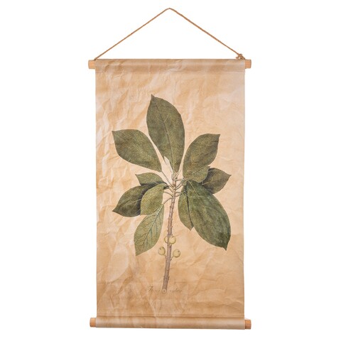 Decoratiune de perete Branch, Creaciones Meng, 44x73 cm, canvas/lemn de brad chinezesc