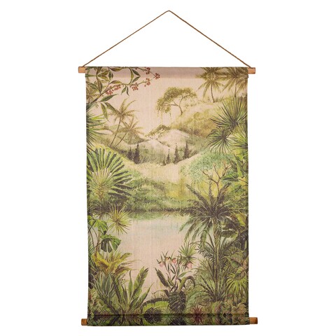 Decoratiune de perete Wild, Creaciones Meng, 65x95 cm, in/lemn de brad chinezesc