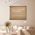 Decoratiune de perete Periodic Table, Creaciones Meng, 97x75 cm, in/lemn de brad chinezesc