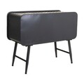 Bufet inferior Creaciones Meng, 70x30x58 cm, fier, negru/gri