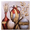 Tablou decorativ Flowering, Creaciones Meng, 100x100 cm, canvas pictat manual