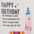 Cana The Birthday Llama, Creaciones Meng, 510 ml, ceramica